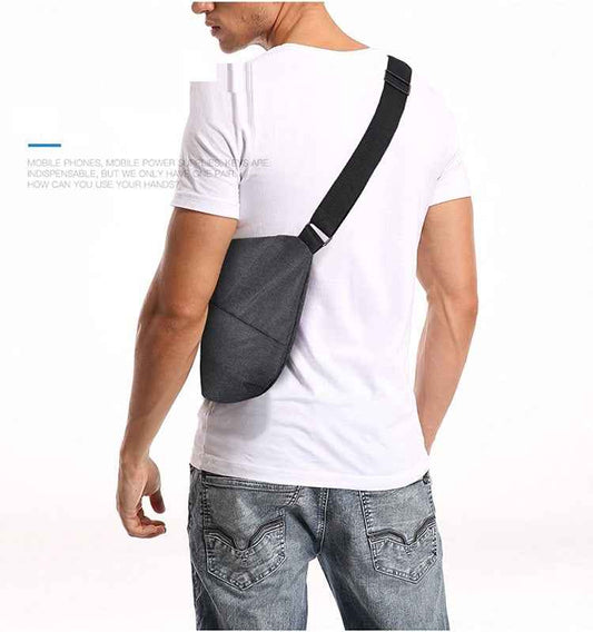 Multi-Functional Canvas Chest Bag | Anti-Theft Crossbody Travel Pack