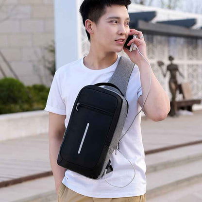 USB Charging Shoulder Bag – Anti-Theft Design