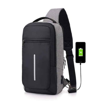 USB Charging Shoulder Bag – Anti-Theft Design