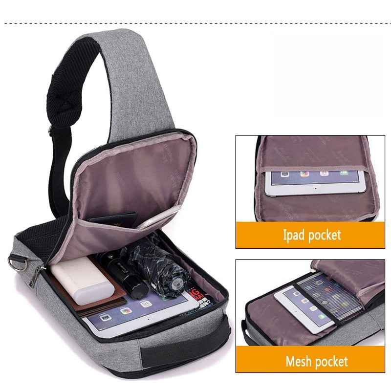 USB Charging Shoulder Bag – Anti-Theft Design