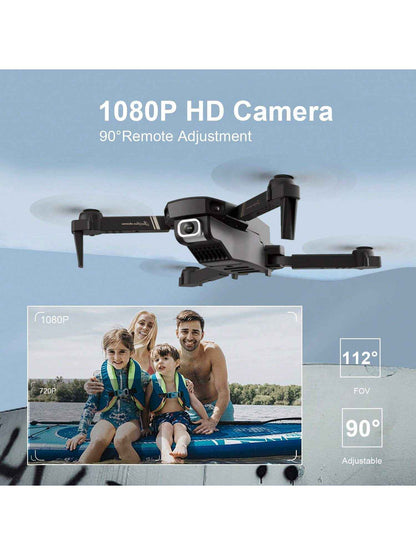 4DRC V4 Foldable 4K/1080P Camera Drone with 3 Batteries | Remote-Control Quadcopter