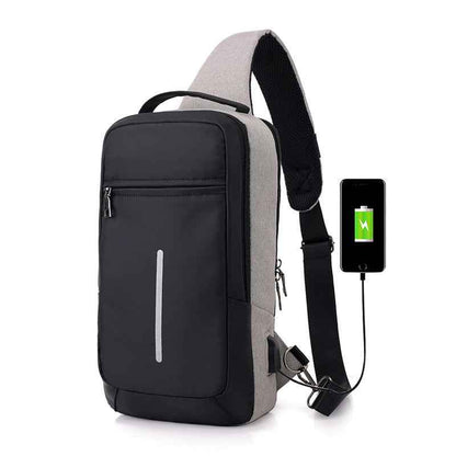 USB Charging Shoulder Bag – Anti-Theft Design