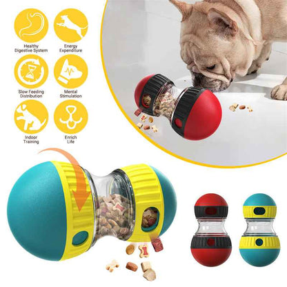 Interactive Dog Treat Dispensing Ball