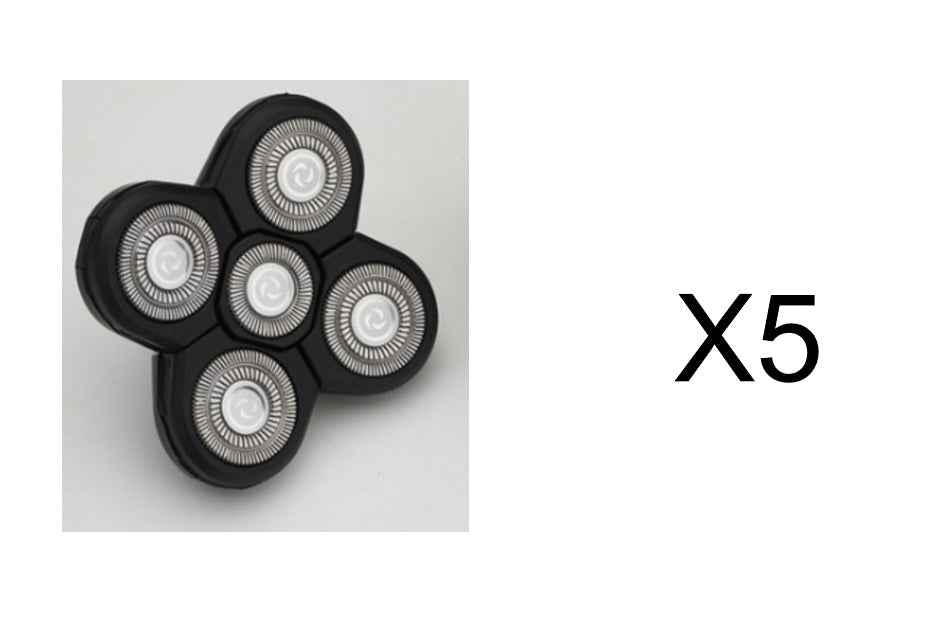 5-in-1 Electric Shaver for Men – Rechargeable Beard & Head Trimmer