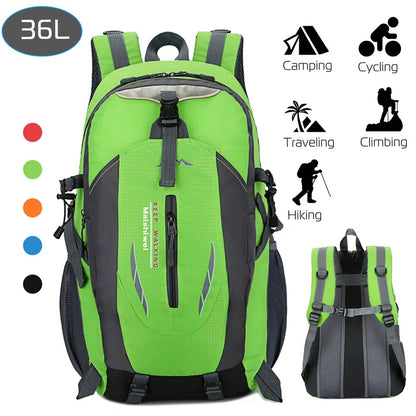 36L Outdoor Backpack Waterproof - Green image