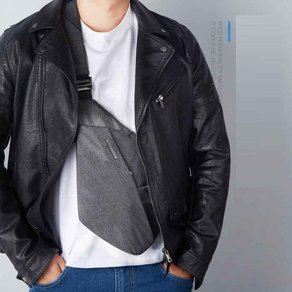 Multi-Functional Canvas Chest Bag | Anti-Theft Crossbody Travel Pack