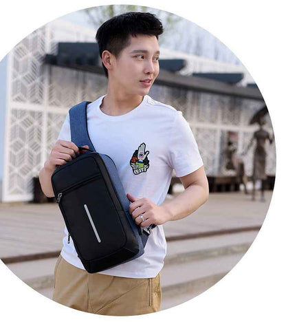 USB Charging Shoulder Bag – Anti-Theft Design