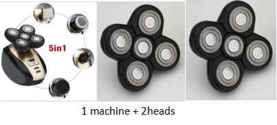 5-in-1 Electric Shaver for Men – Rechargeable Beard & Head Trimmer