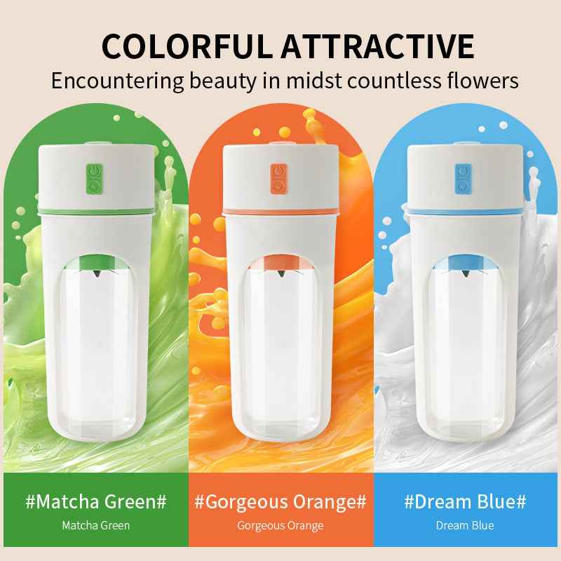 Wireless Electric Fruit Juicer – Portable Blender & Mixer