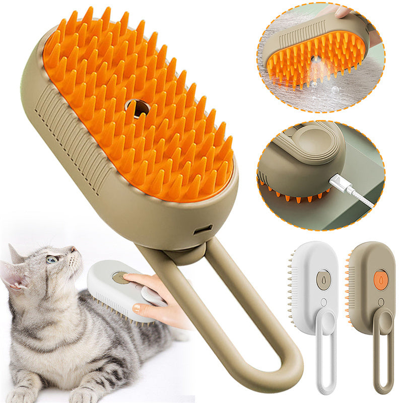 3 In 1 Electric Spray Steam Brush for Pets image 5