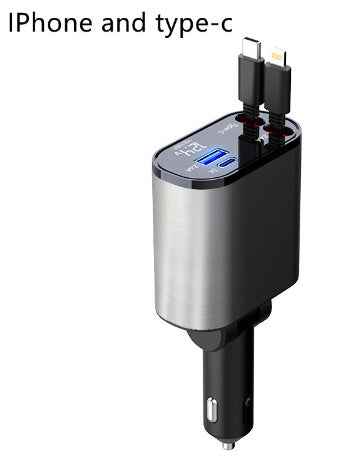 Metal Car Charger – 100W Super Fast USB-C Adapter