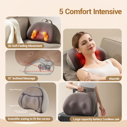 Portable Neck Massage Pillow