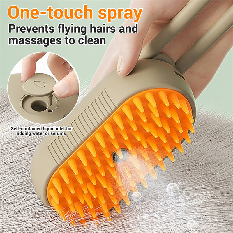 3 In 1 Electric Spray Steam Brush for Pets image 3