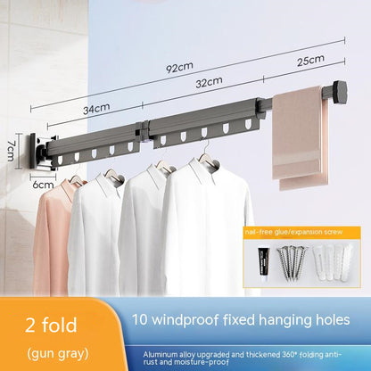Aluminum Retractable Drying Rack