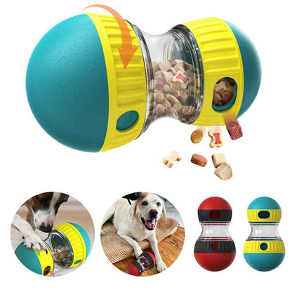 Interactive Dog Treat Dispensing Ball