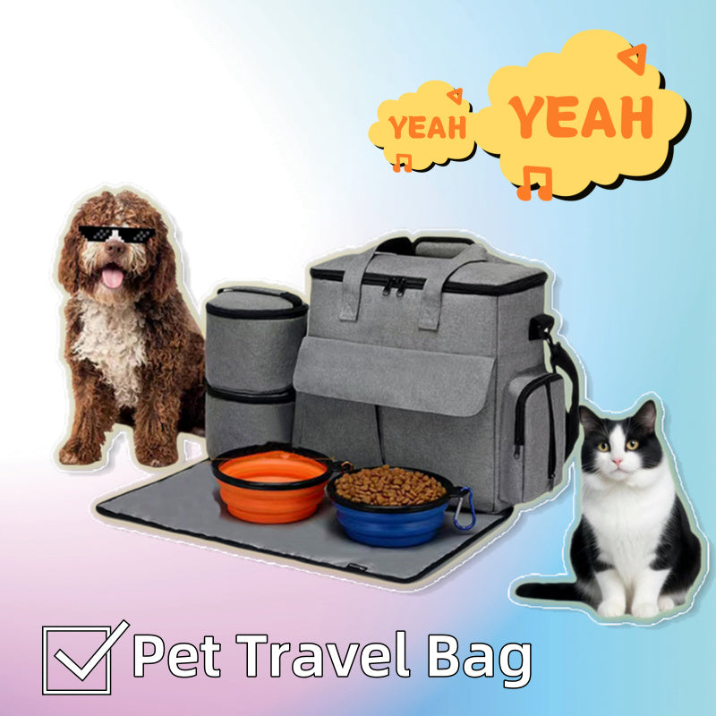 Pet Travel Backpack – Storage Bag with Mat