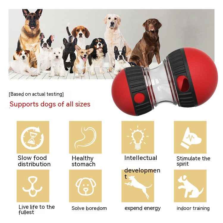 Interactive Dog Treat Dispensing Ball
