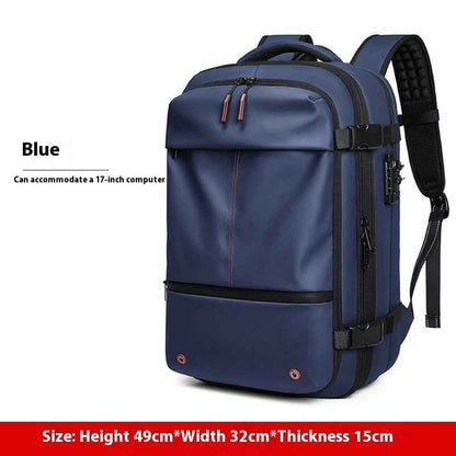 Travel Backpack Men's Business Multifunction Computer Bag Vacuum Compression Large-capacity Backpack