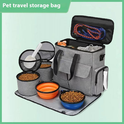 Pet Travel Backpack – Storage Bag with Mat