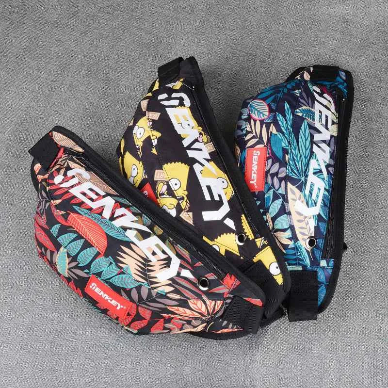 Trendy Oxford Utility Waist Bag