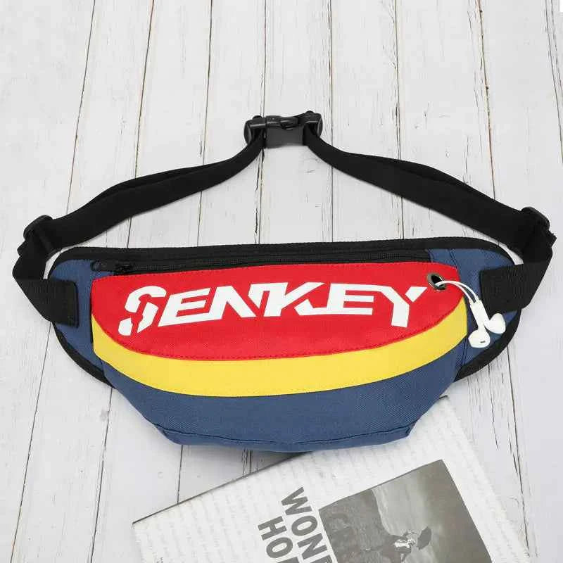 Trendy Oxford Utility Waist Bag
