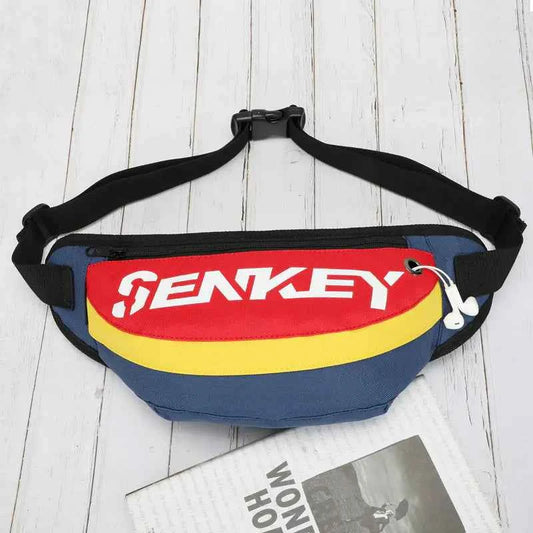 Trendy Oxford Utility Waist Bag